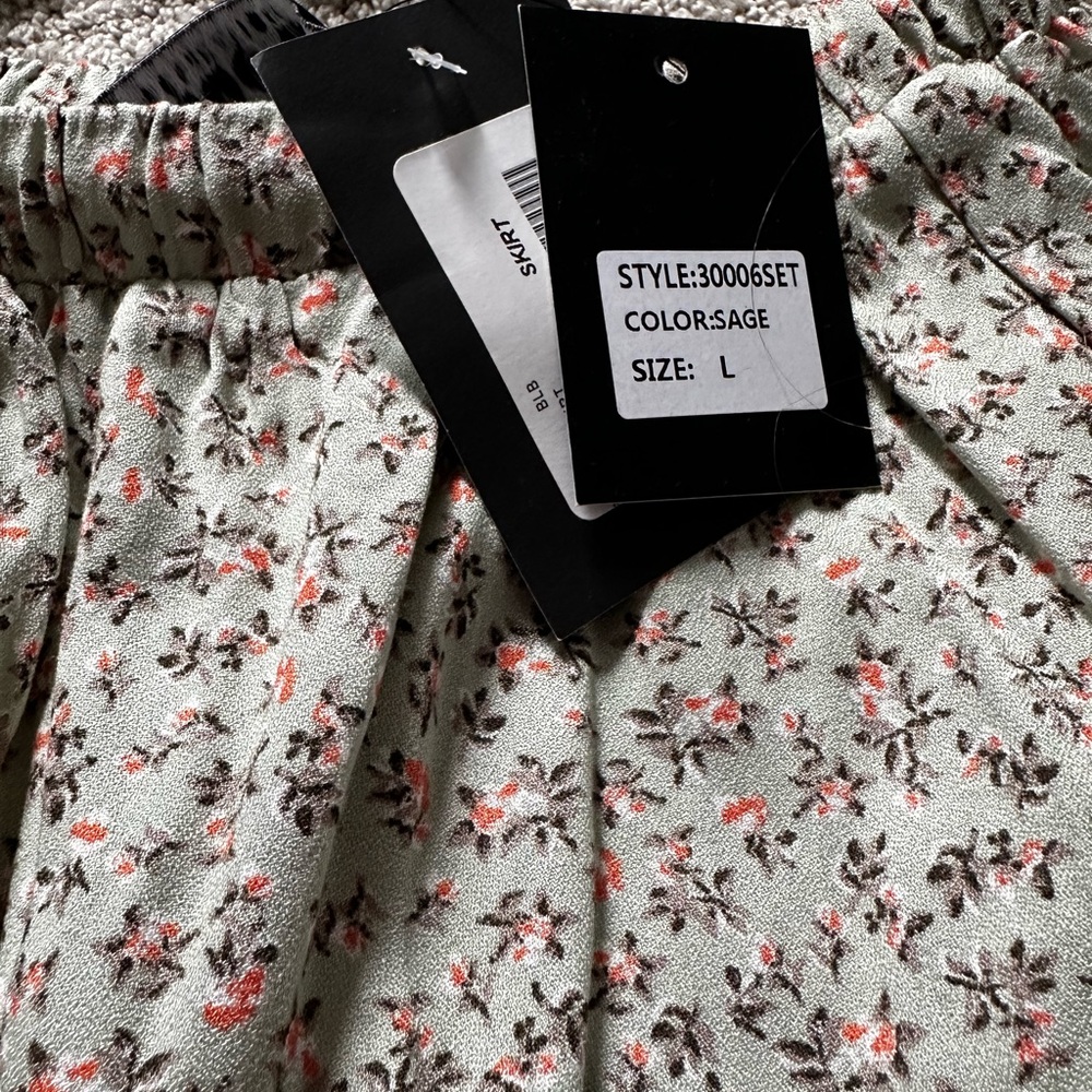 Sage Green Flower Set